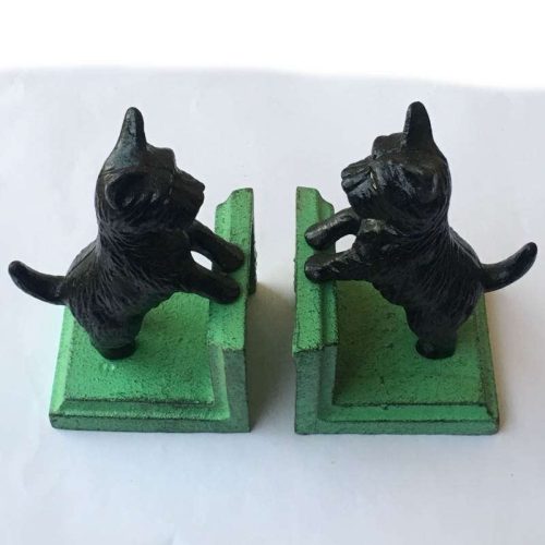 Cast Iron Scotty Bookends
