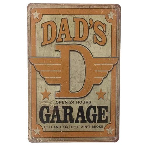 Dads Garage Tin Sign