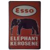 Esso Elephant Kerosene Tin Sign