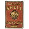 Golden Shell Tin Sign