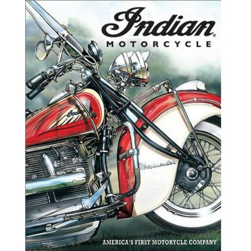 Indian Americas Pioneer Tin Sign
