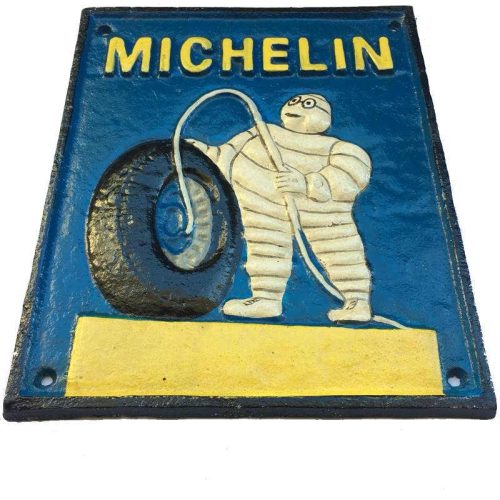 Michelin Man Cast Iron Sign