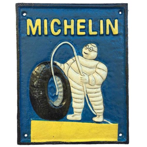 Michelin Man Cast Iron Sign