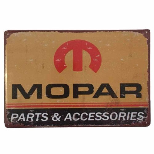 Mopar Parts Tin Sign