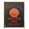 Shell Motor Oil Cast Iron Sign