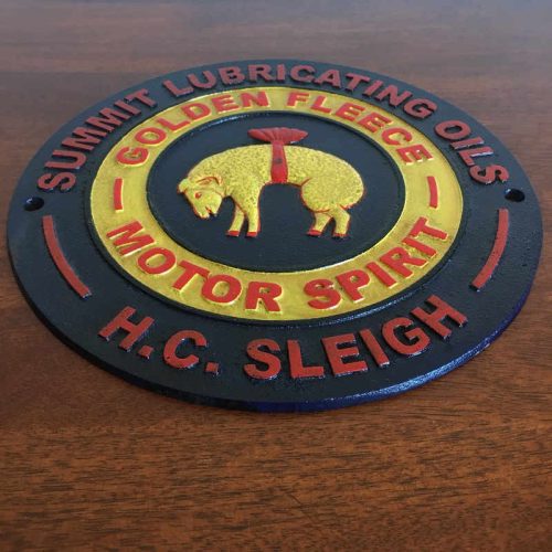 Golden Fleece Summit Oils Sign