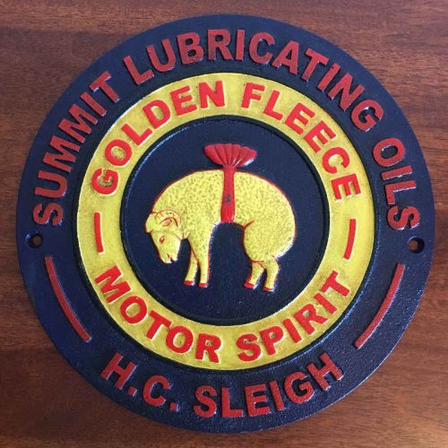 Golden Fleece Summit Oils Sign