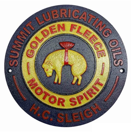 Golden Fleece Summit Oils Sign Main