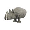 Aluminium Rhino Wall Bust
