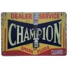 Champion Tin Sign