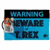 Jurassic World Beware T.rex Doormat