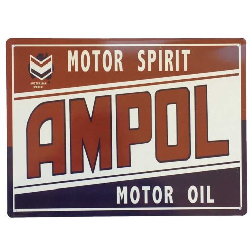 Ampol Motor Spirit Sign