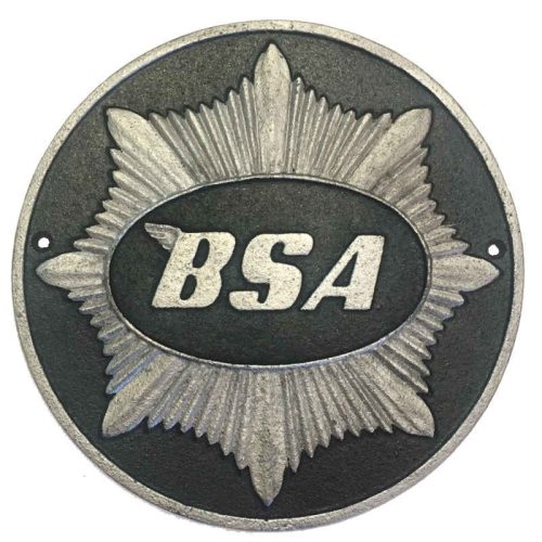 BSA Cast Iron Sign