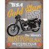 BSA 65 Gold Star Sign