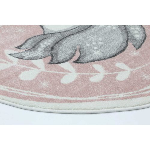 Round Unicorn Rug