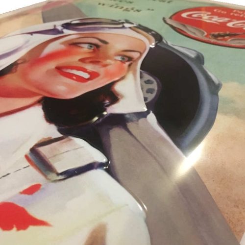 Coca-Cola Beauties Wings Sign