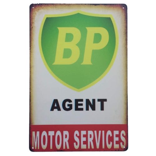 BP Agent Tin Sign