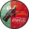 Coca Cola Red & Green Clock