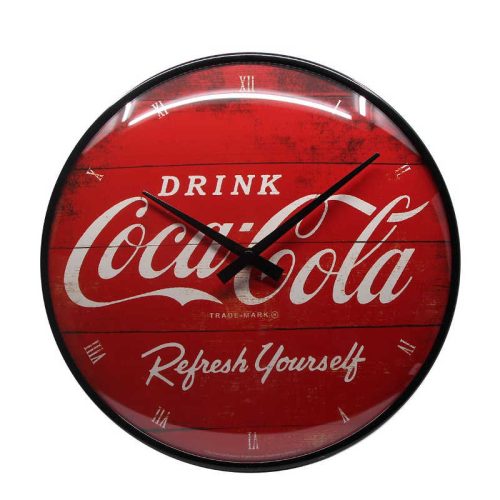 Coca Cola Red Refresh Clock