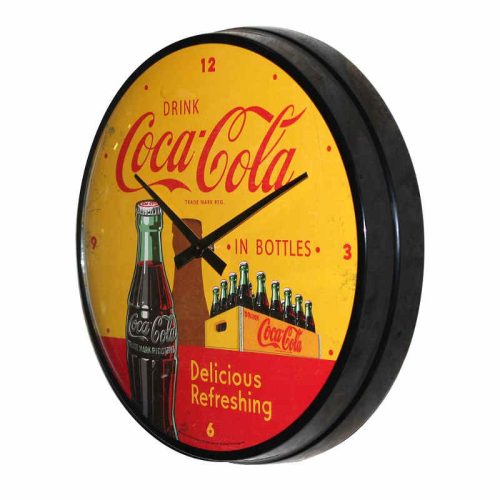 Coca Cola Yellow Clock