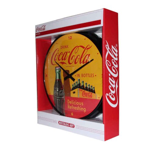 Coca Cola Yellow Clock