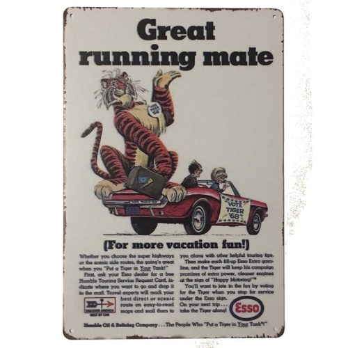 Esso Great Running Sign