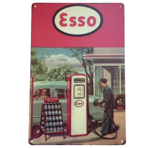 Esso Pump Tin Sign