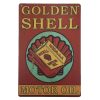 Golden Shell Oil Tin Sign