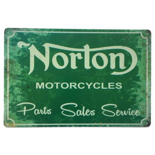 Norton Motorcycles Parts Sign