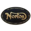 Cast Iron Norton Sign