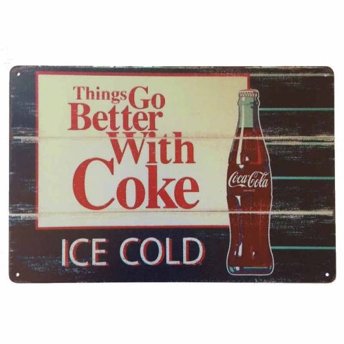 Things Go Better Coke Sign