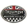 Triumph Cast Iron Sign