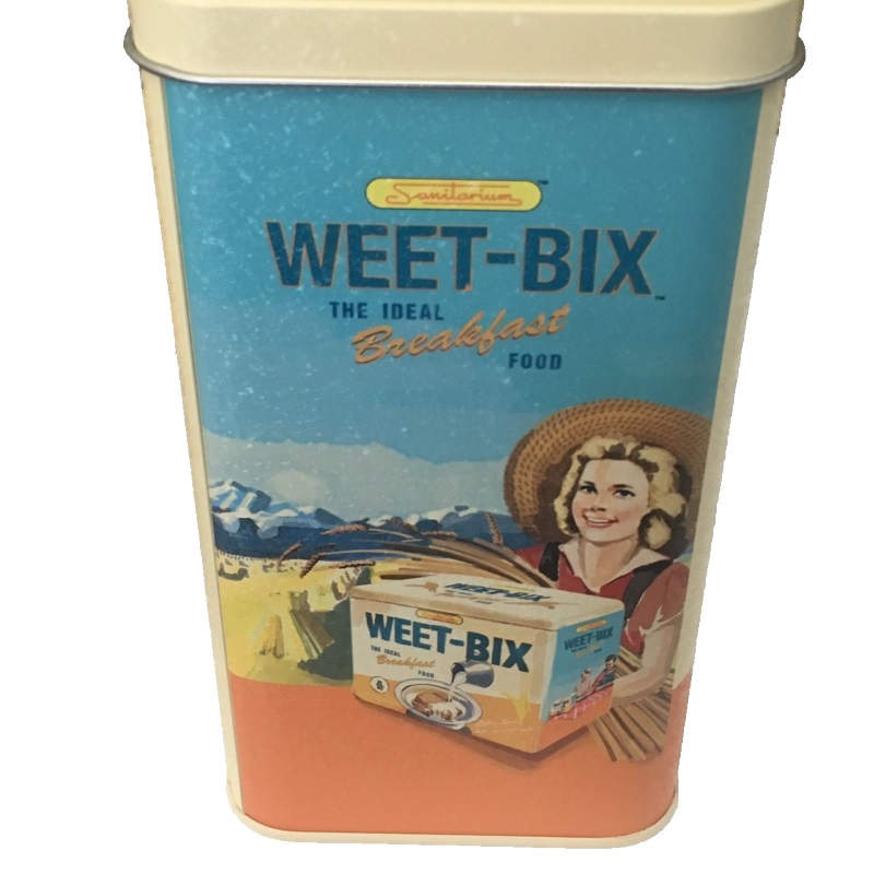 Weetbix Storage Tin - Genuine Licensed - Kidscollections