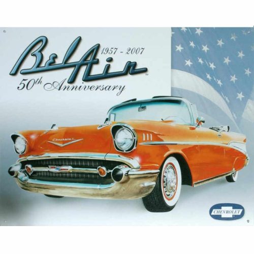 Chevy Bel Air 50th Anniversary Sign
