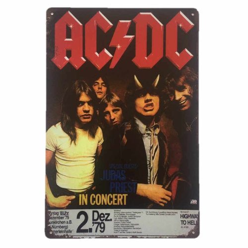 ACDC Tin Sign