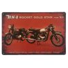 BSA Rocket Tin Sign