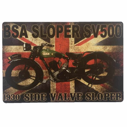 BSA Sloper SV500 Sign