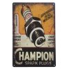 Champion Weathered Tin Sign