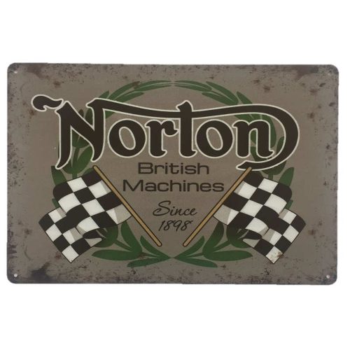 Norton British Machines Sign
