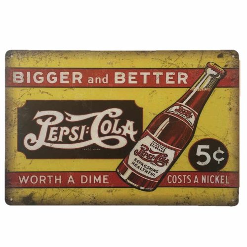 Pepsi Cola 5c Sign