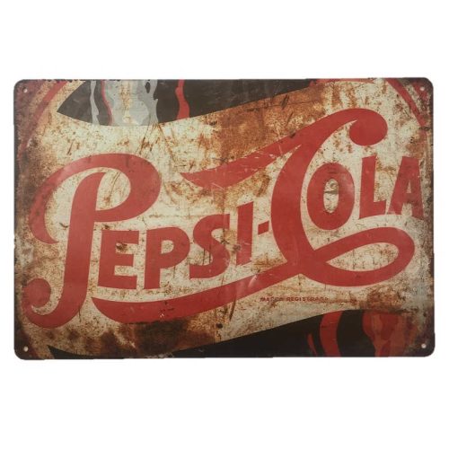 Pepsi Cola Rust Sign