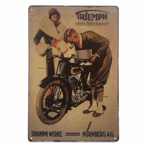 Triumph Nurnberg Tin Sign