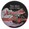 Coke Plane Embossed Sign