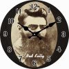 Glass Ned Kelly Clock