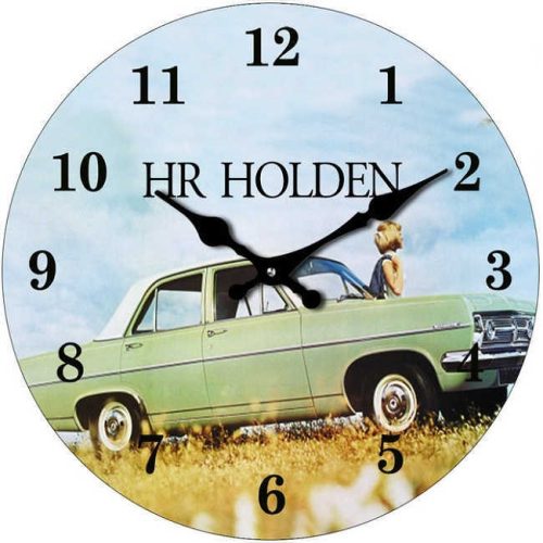 HR Holden Glass Clock
