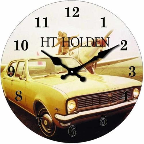 HT Holden Glass Clock