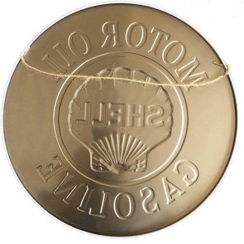 Shell Embossed Round Sign