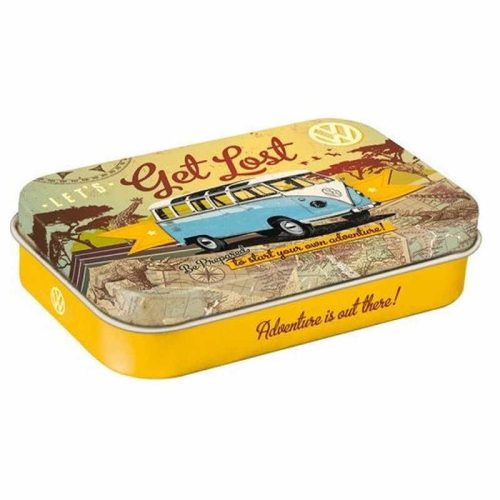 VW Bulli Lets Get Lost Mint Box