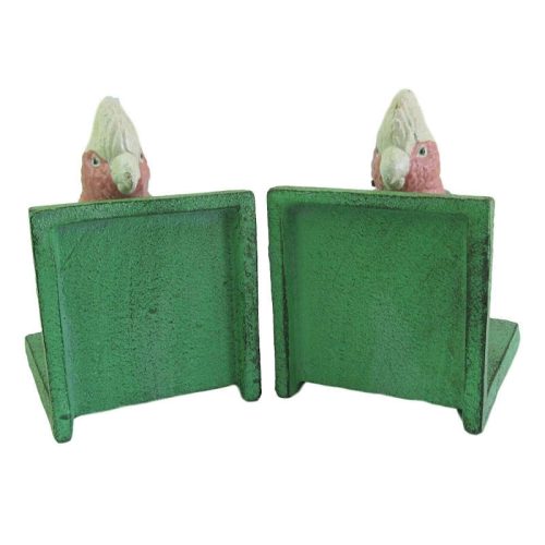 Cast Iron Galah Bookends