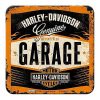Harley Davidson Garage Coaster Set
